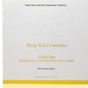 DEEP SEA COSMETICS DEAD SEA MINERAL MATRIX 24K GOLD POST-ACTION CREAM-2 oz/60 ml